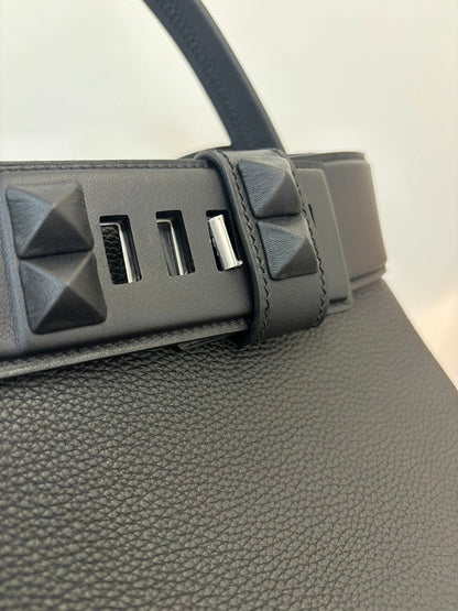 Bolsa Hermes Toile Black Officier H Herbag 39
