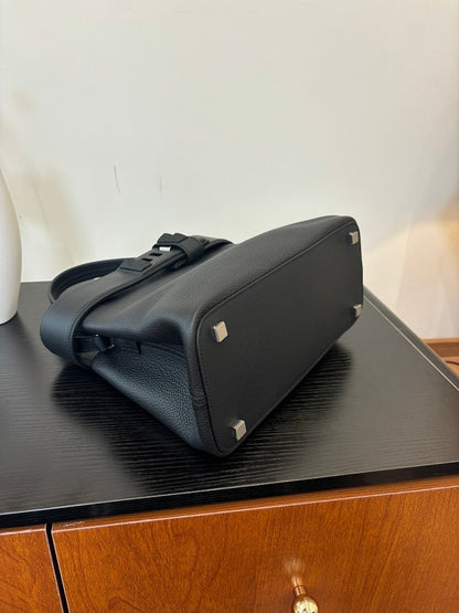 Bolsa Hermes Toile Black Officier H Herbag 39