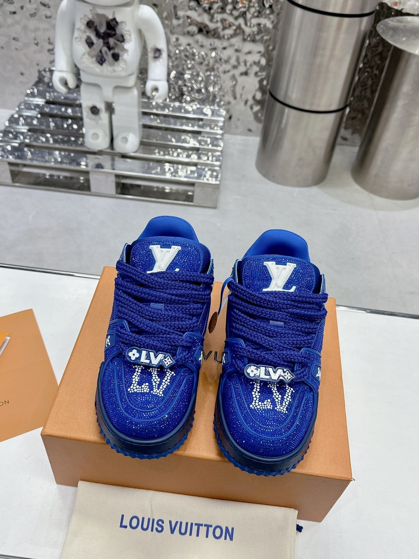 Trainer Maxi Blue Crystals