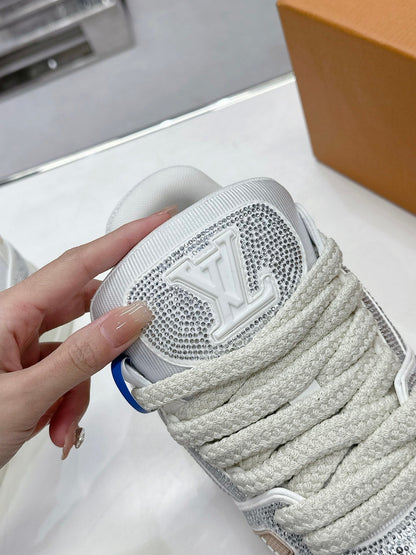 Trainer Maxi White Crystals