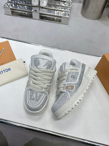 Trainer Maxi White Crystals