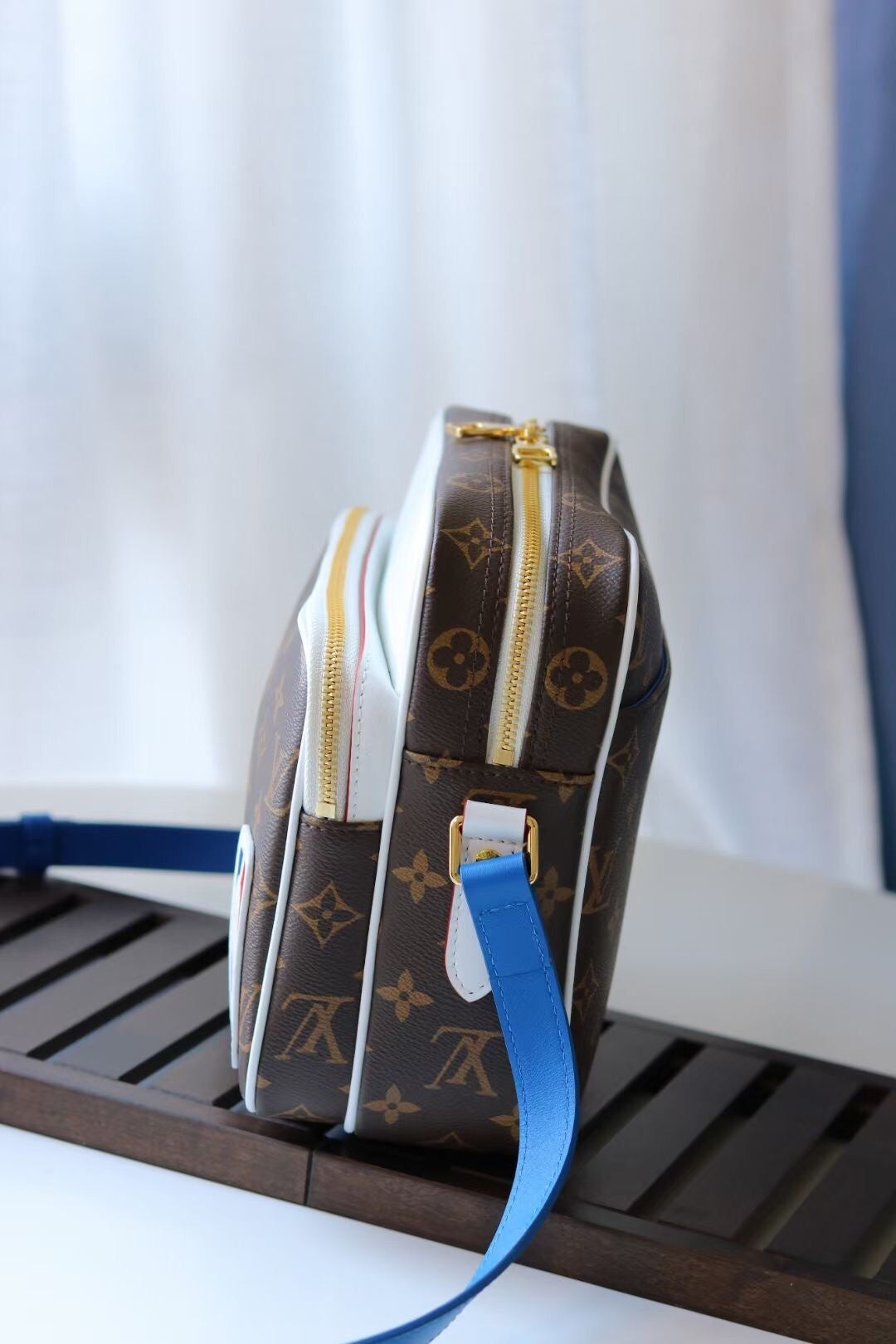 Bag LV X NBA Nil Monogram Antarctica Shoulder Bag