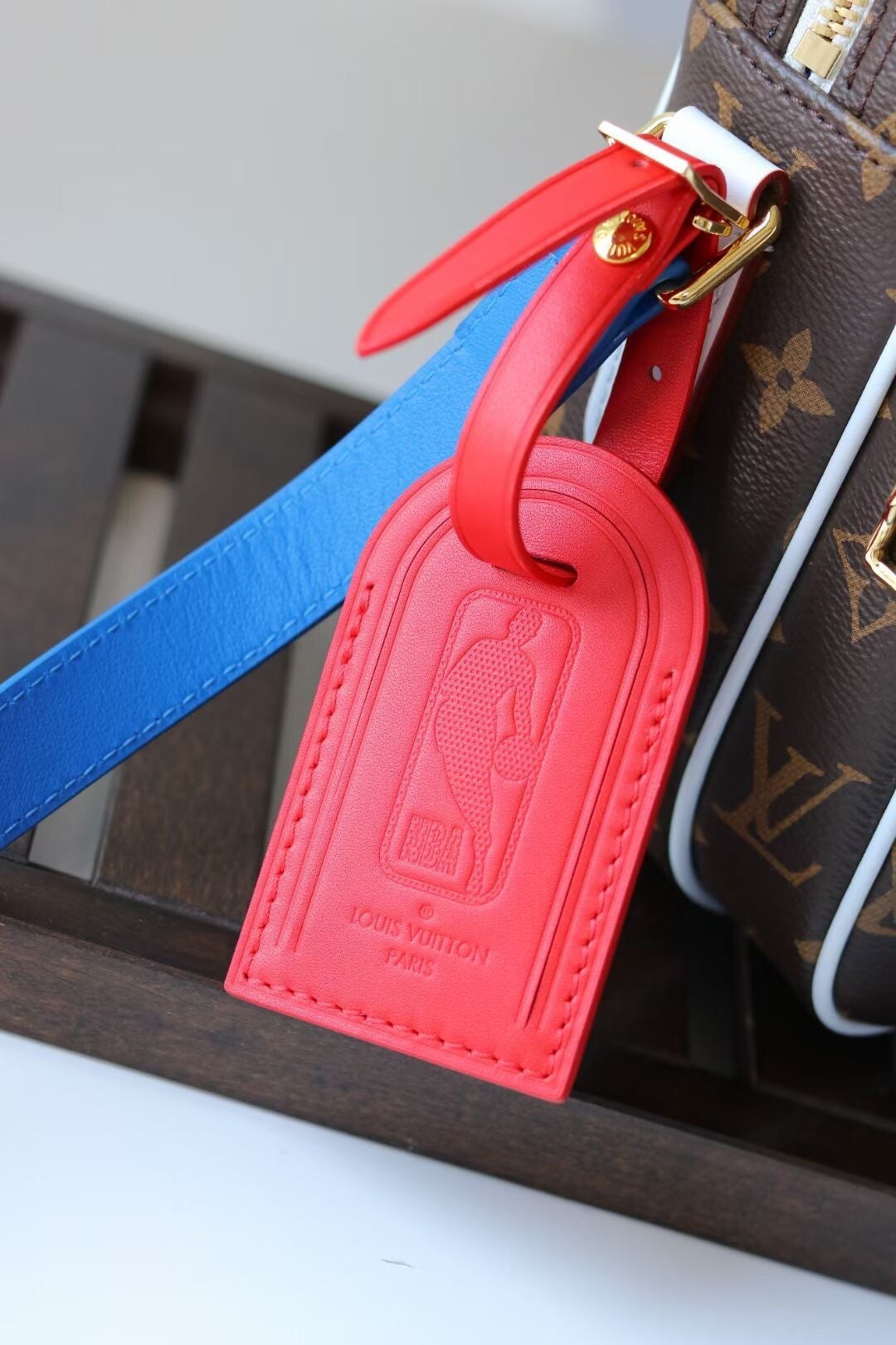 Bag LV X NBA Nil Monogram Antarctica Shoulder Bag