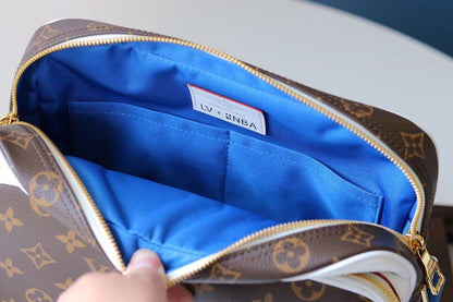 Bag LV X NBA Nil Monogram Antarctica Shoulder Bag