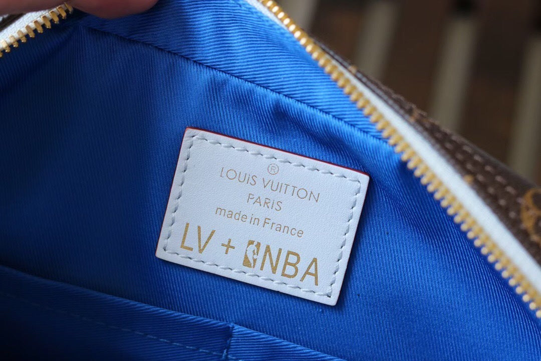 Bag LV X NBA Nil Monogram Antarctica Shoulder Bag