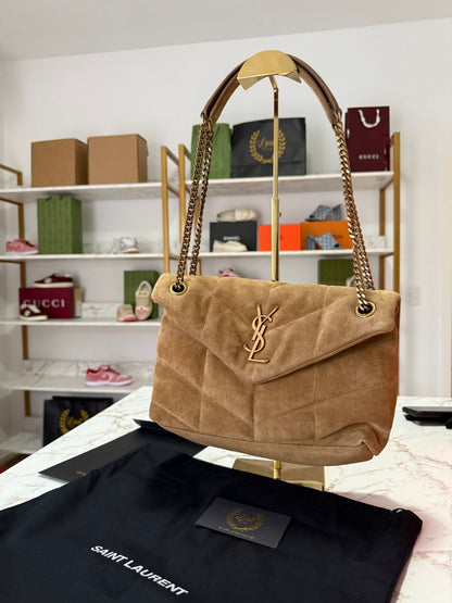 Bolsa Puffer Suede