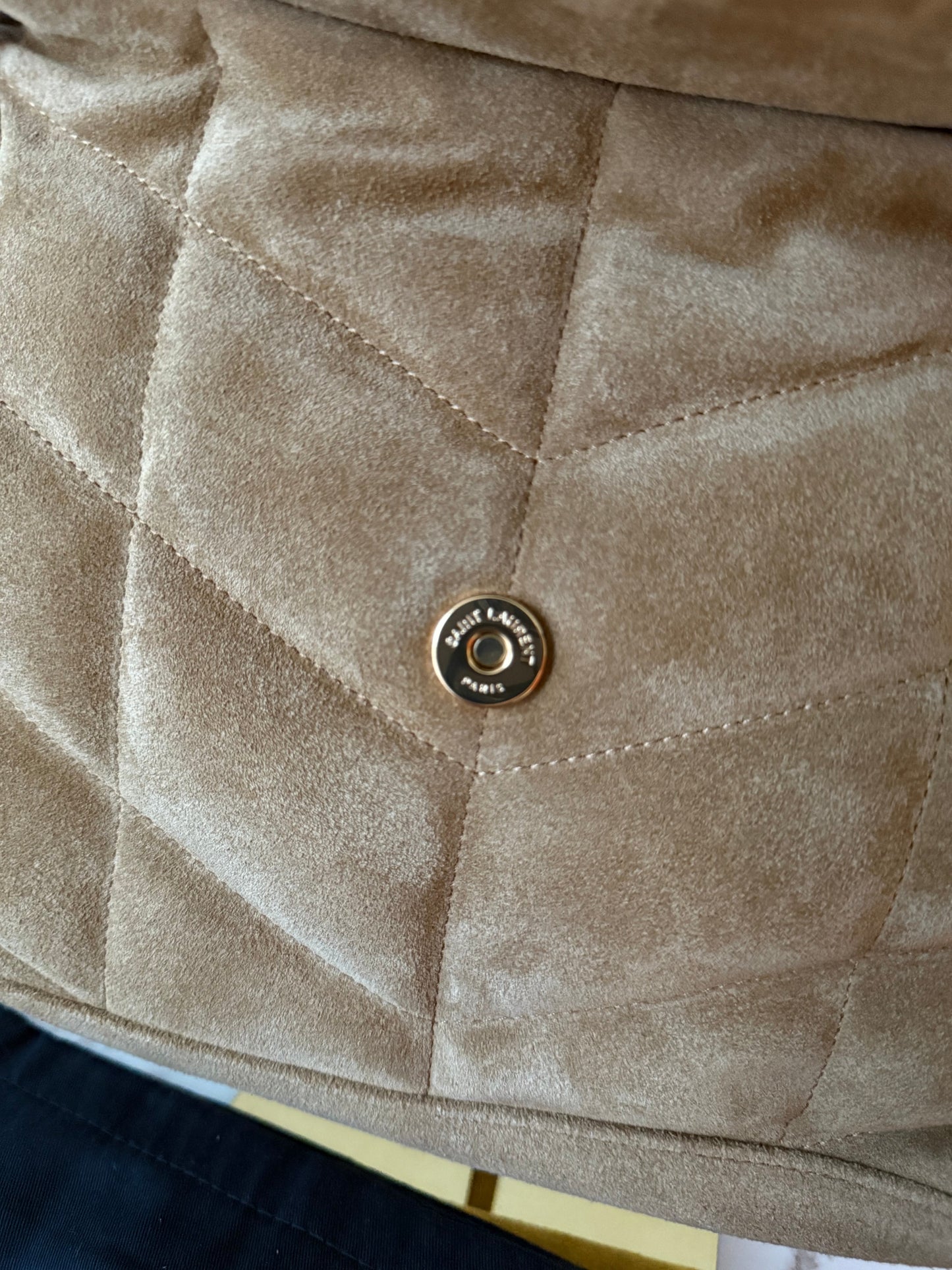 Bolsa Puffer Suede