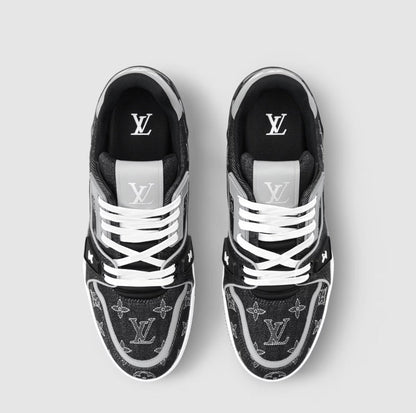 LV Trainer #54 Black Monogram Lançamento