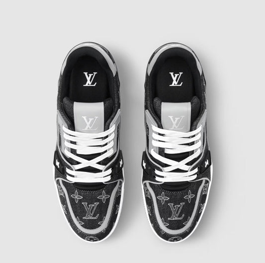 LV Trainer #54 Black Monogram Lançamento