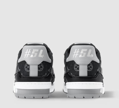 LV Trainer #54 Black Monogram Lançamento