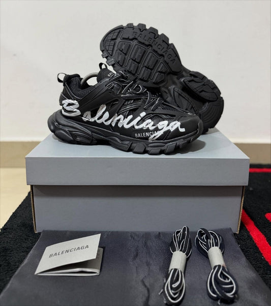 Balenciaga Track All Black White