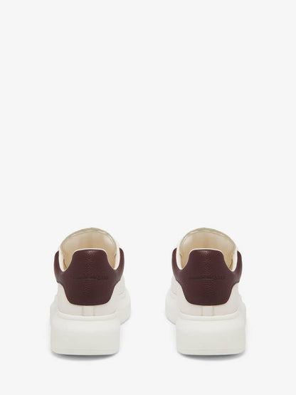 Men's Oversized Sneaker in Off-whitebordeaux