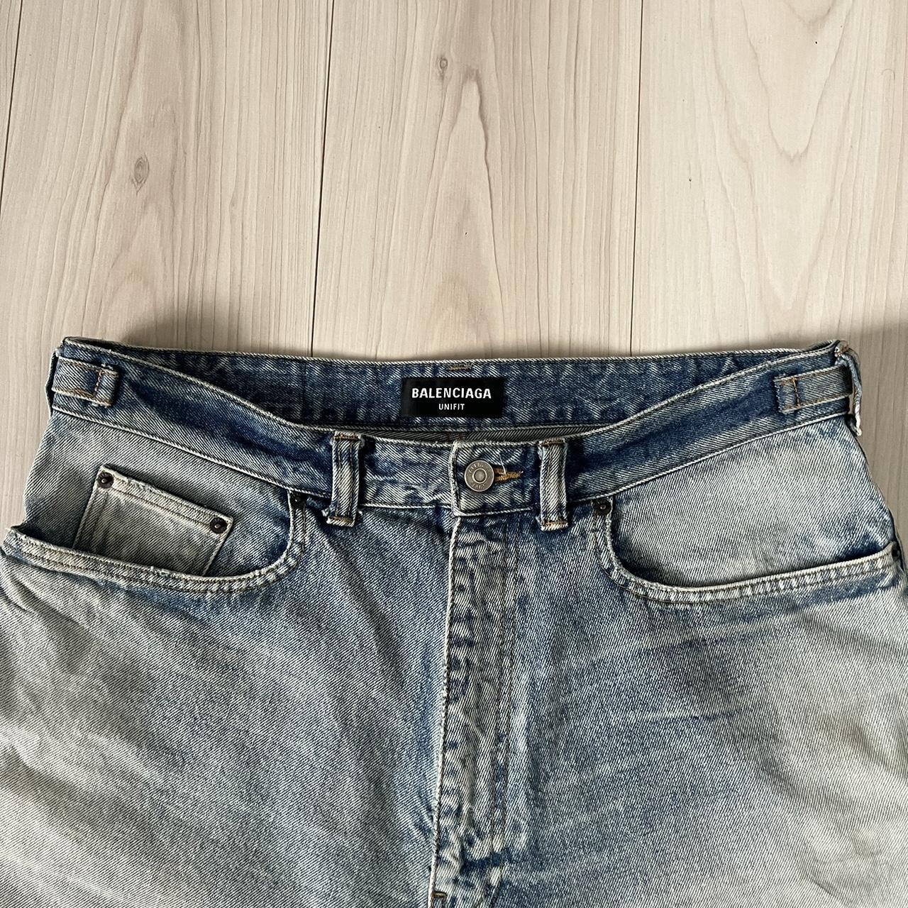 Shorts Balenciaga Jeans Desboted(Pronta Entrega) Tamanho XXG
