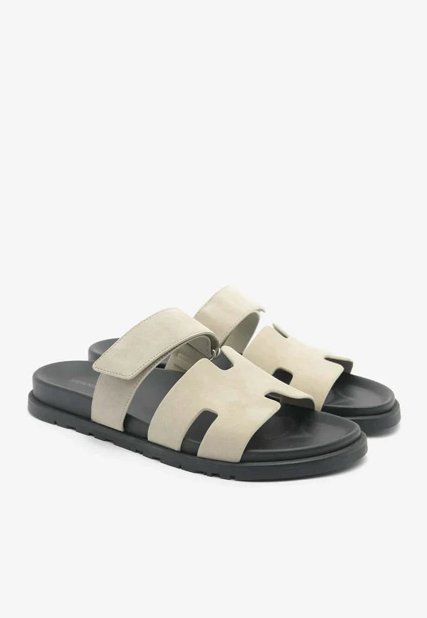 Hermes Chypre Sandal Noir  Black Grey