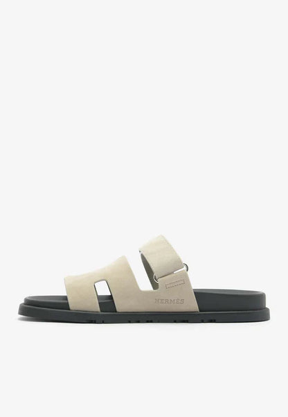 Hermes Chypre Sandal Noir  Black Grey