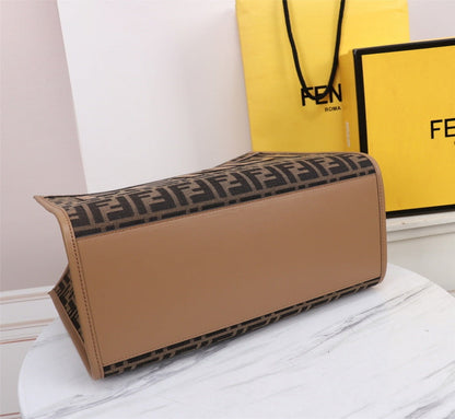 Bolsa Fendi Sunshine Jacquard Tote