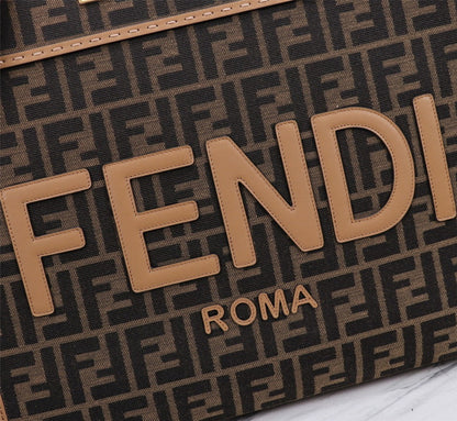 Bolsa Fendi Sunshine Jacquard Tote