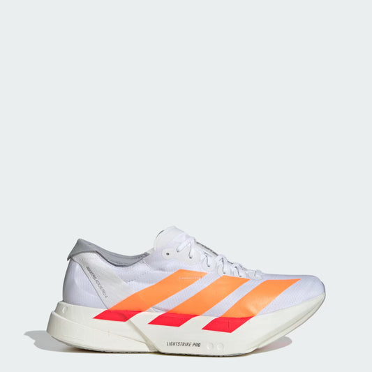 Tênis Adidas ADIZERO ADIOS PRO 4  Cloud White / Lucid Orange / Lucid Red
