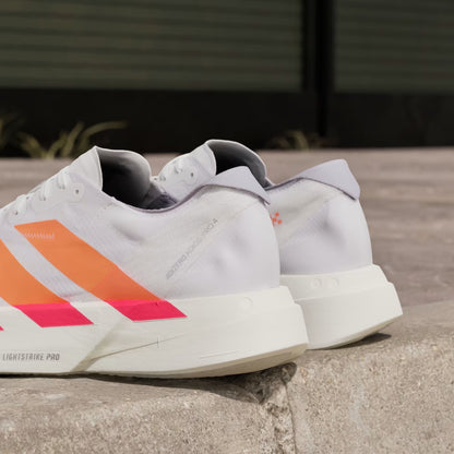 Tênis Adidas ADIZERO ADIOS PRO 4  Cloud White / Lucid Orange / Lucid Red