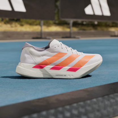 Tênis Adidas ADIZERO ADIOS PRO 4  Cloud White / Lucid Orange / Lucid Red