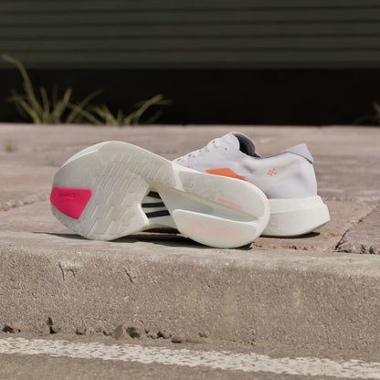 Tênis Adidas ADIZERO ADIOS PRO 4  Cloud White / Lucid Orange / Lucid Red