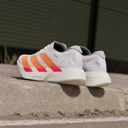 Tênis Adidas ADIZERO ADIOS PRO 4  Cloud White / Lucid Orange / Lucid Red