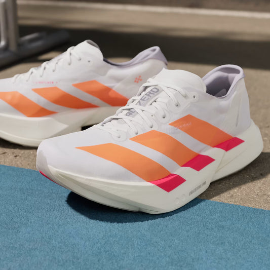 Tênis Adidas ADIZERO ADIOS PRO 4  Cloud White / Lucid Orange / Lucid Red