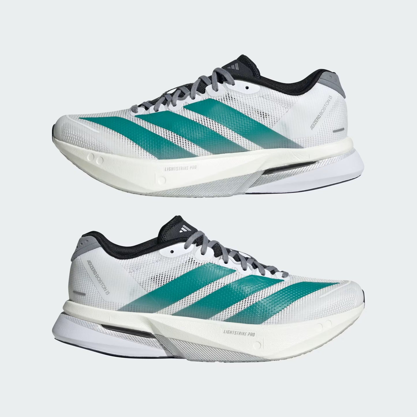 Tênis Adidas Adizero Boston 13 Cloud White / Pure Teal / Grey