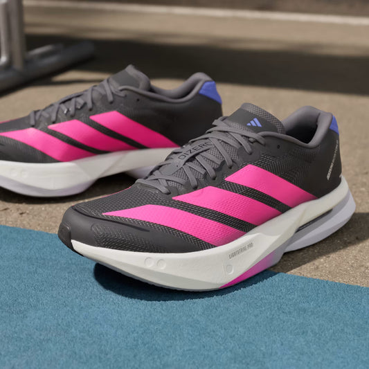 Tênis Adidas Adizero Boston 13 Black / Lucid Pink / Cobalt Blue