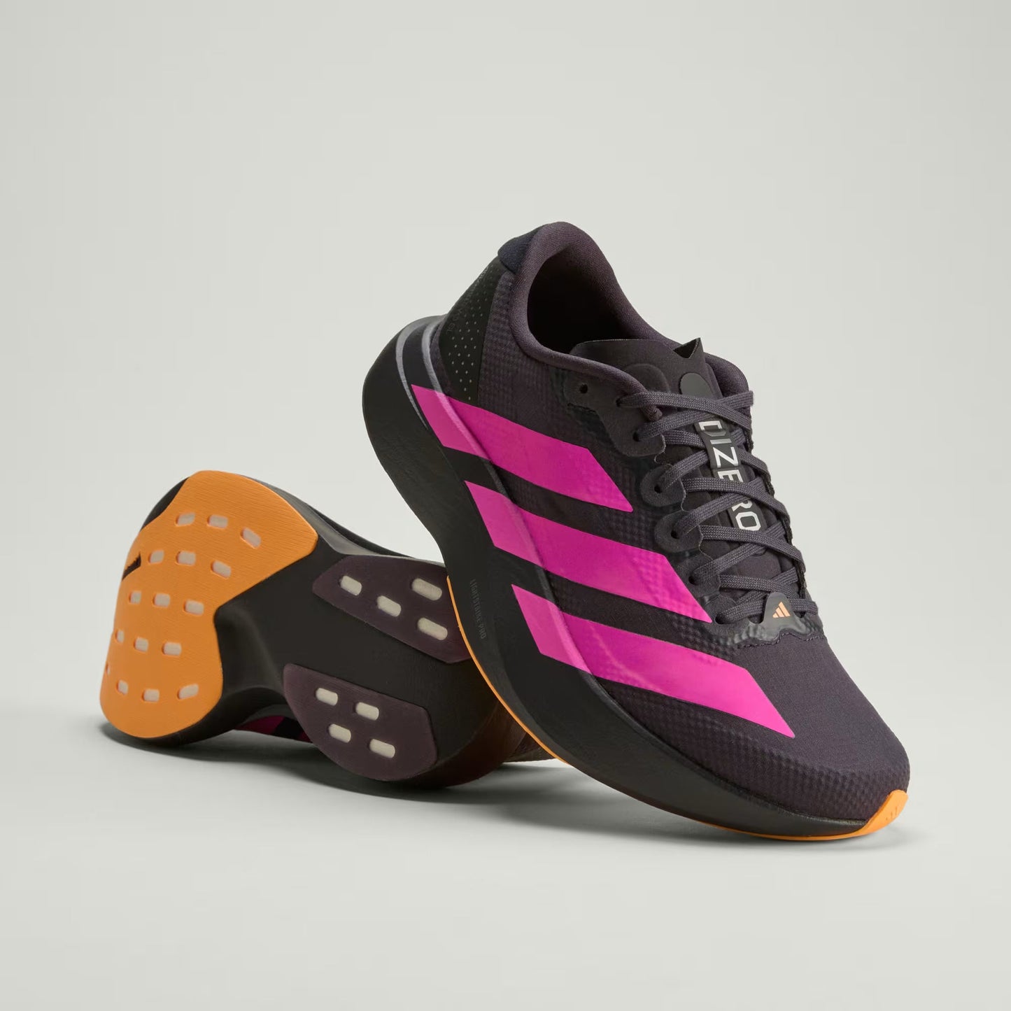 Tênis Adidas Adizero EVO SL Aurora Black / Shock Pink / Lucid Tangerine