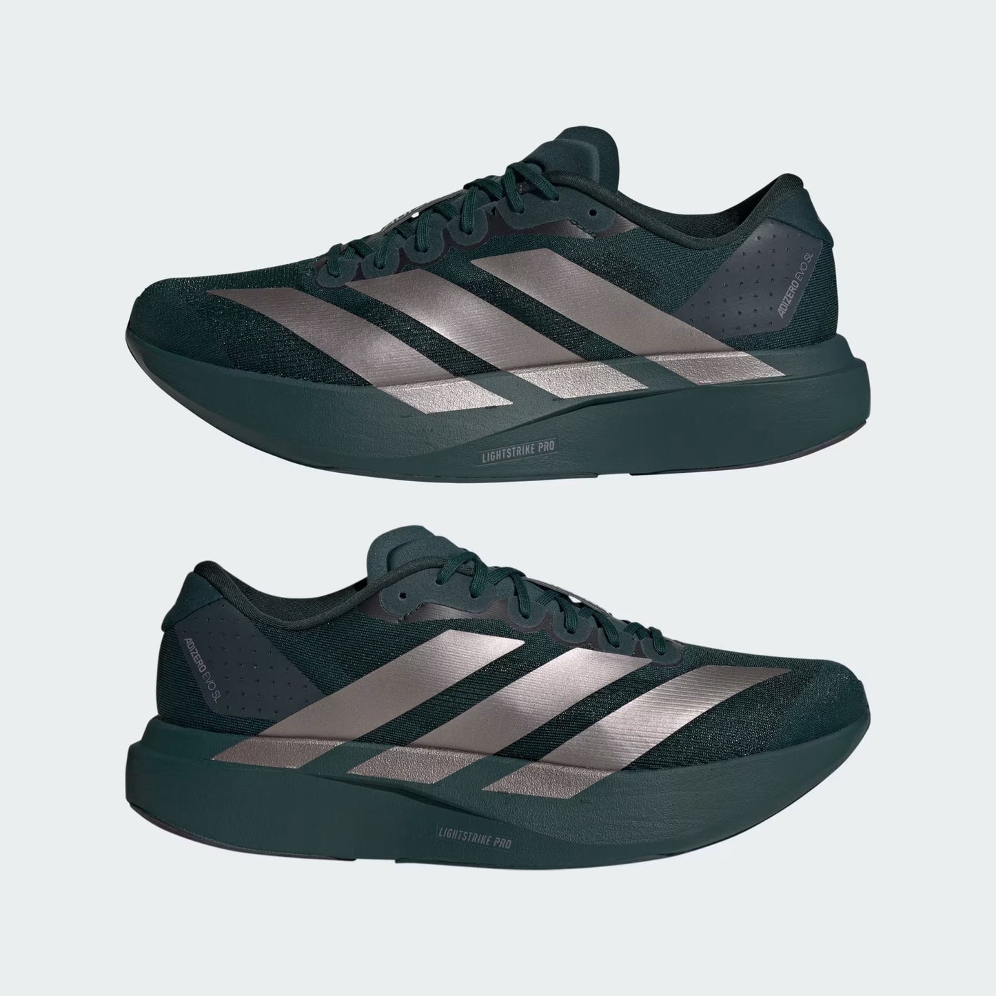 Tênis Adidas Adizero EVO SL Aurora Ivy / Taupe Oxide / Iron Metallic