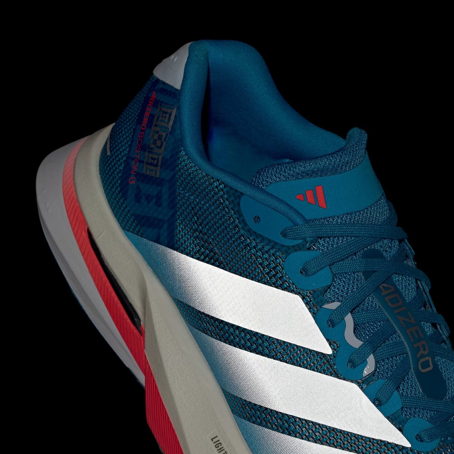 Tênis Adidas Adizero Boston 13 Solar Blue / Silver Metallic / Dark Solar Blue