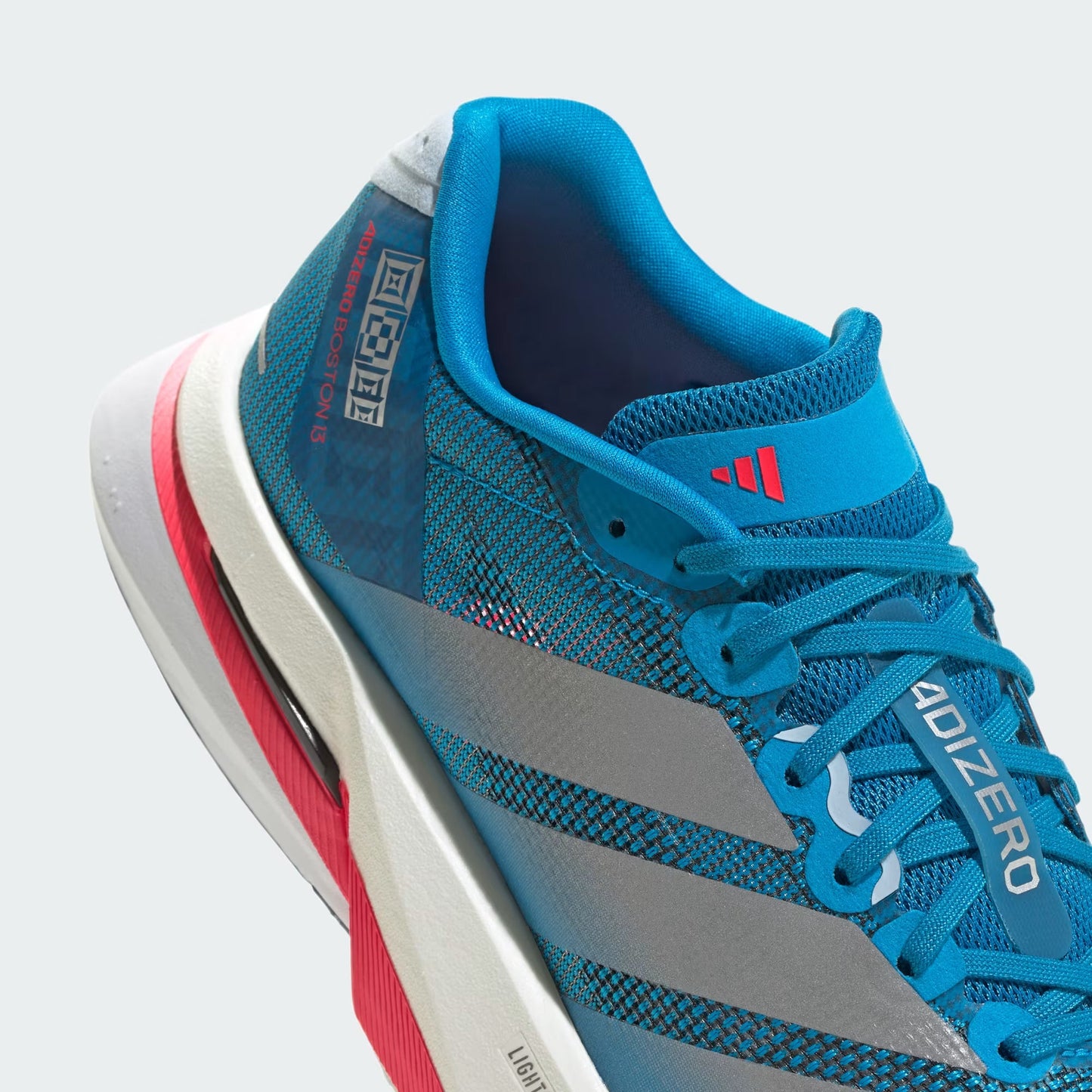 Tênis Adidas Adizero Boston 13 Solar Blue / Silver Metallic / Dark Solar Blue