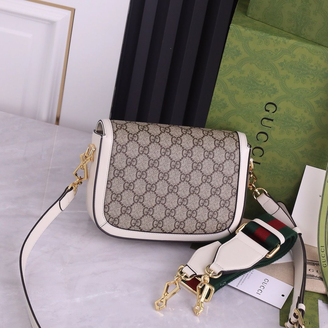 Gucci Horsebit 1955 Mini Bag GG Supreme Canvas