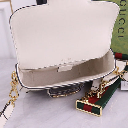 Gucci Horsebit 1955 Mini Bag GG Supreme Canvas