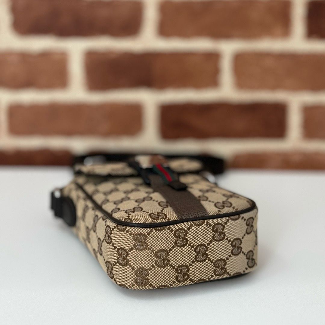 Bag Gucci Mini GG Shoulder Bag Beige and Brown