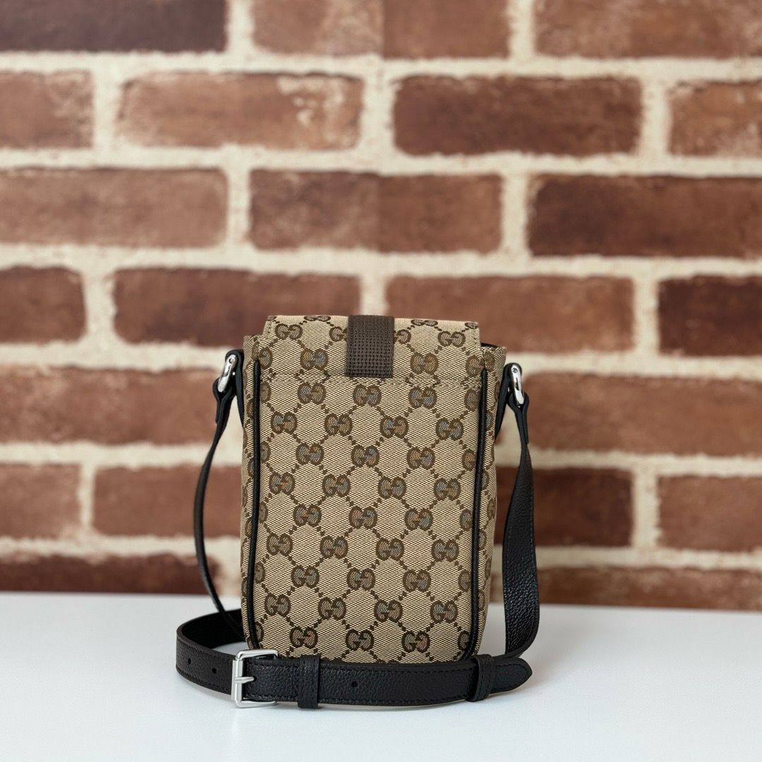 Bag Gucci Mini GG Shoulder Bag Beige and Brown