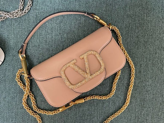 Valentino Garavani Bolsa Transversal Locò baguette bag