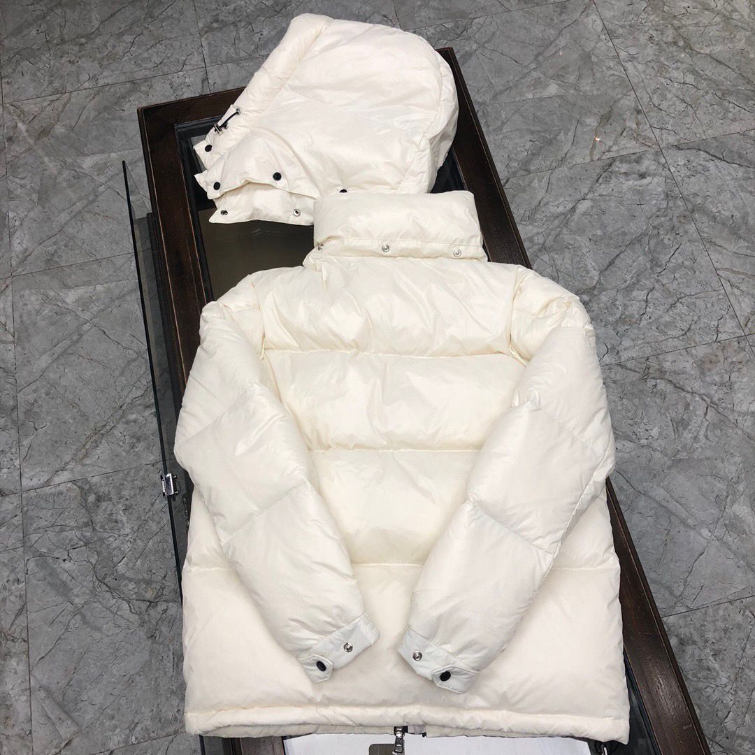 Jaqueta Moncler White Andro Hooded