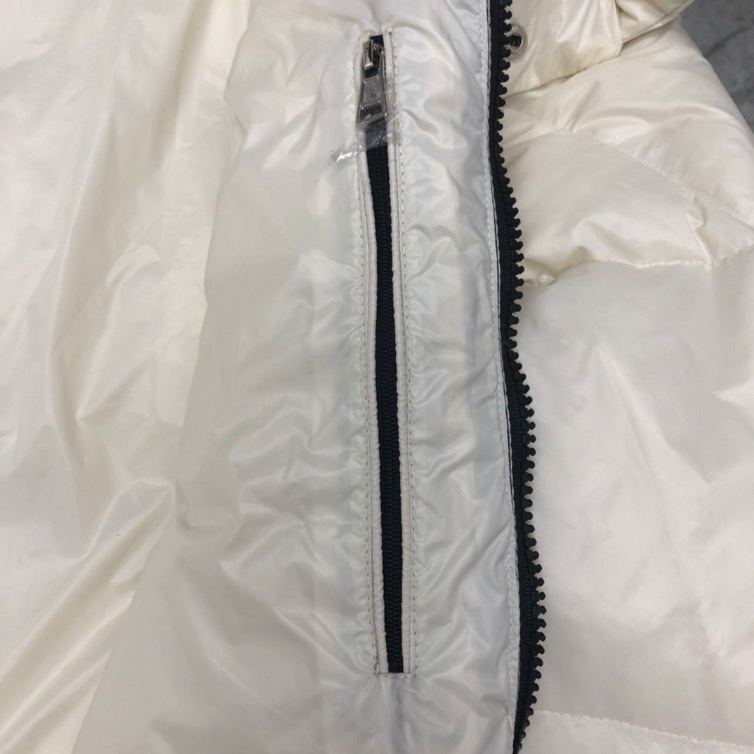 Jaqueta Moncler White Andro Hooded