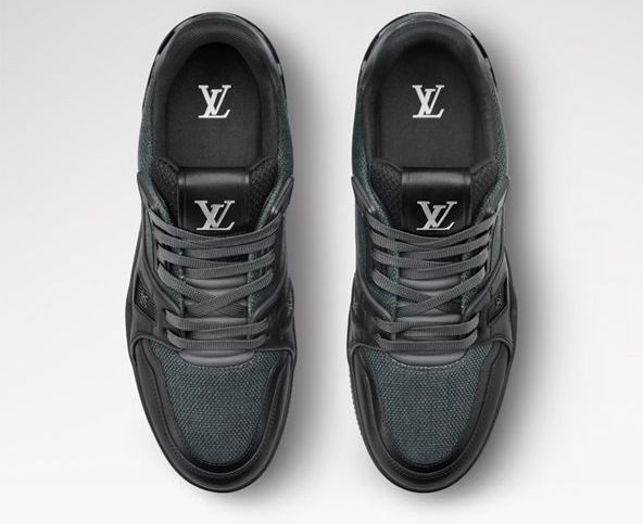 Tenis Louis Vuitton Trainer Low Noir Black