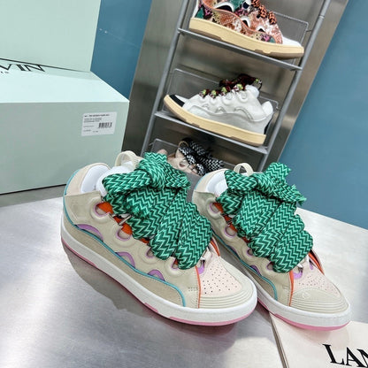 Lanvin Curb Sneaker Beige Pink