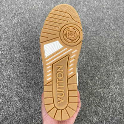 LV Trainer - White/Beige/Red