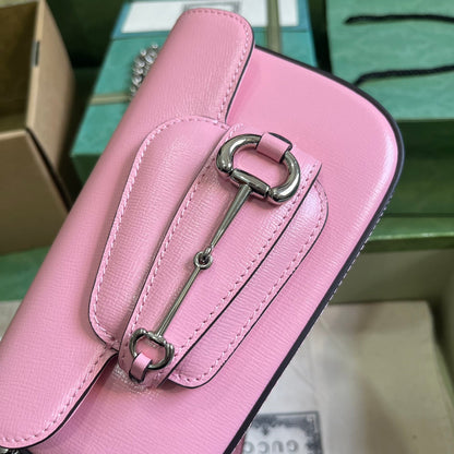 Bolsa GUCCI Horsebit Pink