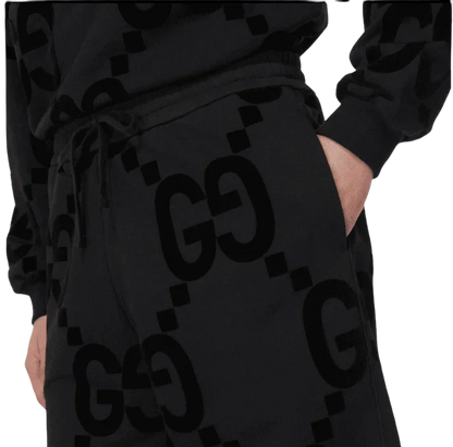 Calça Gucci GG Jumbo Moletom Black