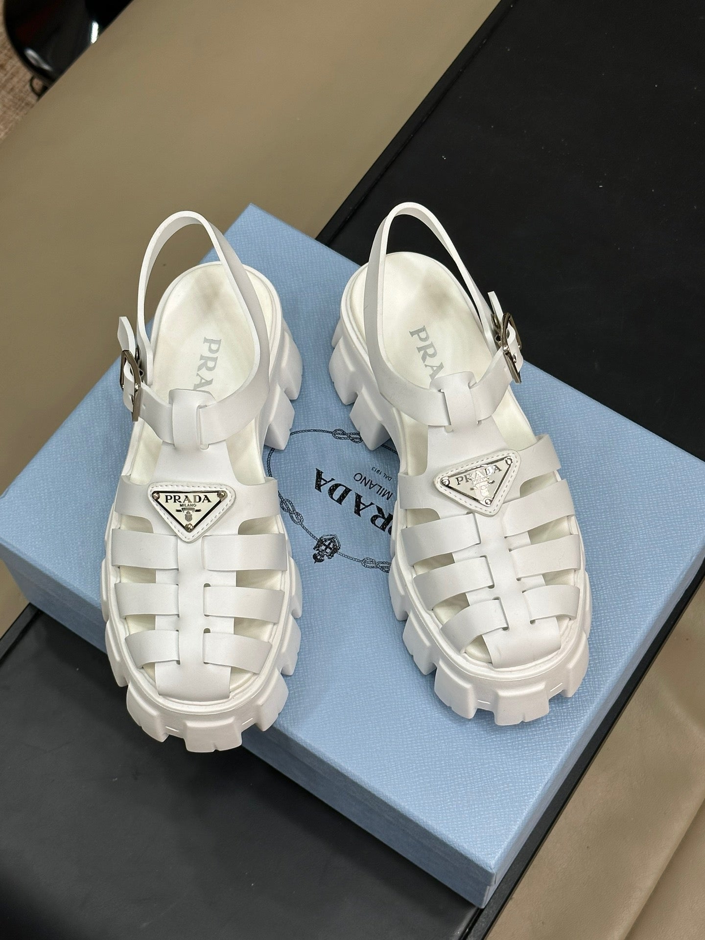 Prada Monolith White