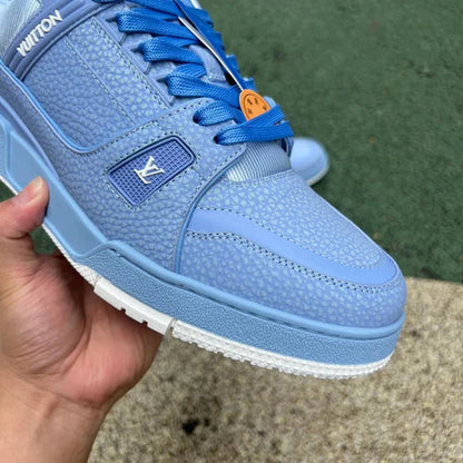 Louis Vuitton Trainer Light Blue White