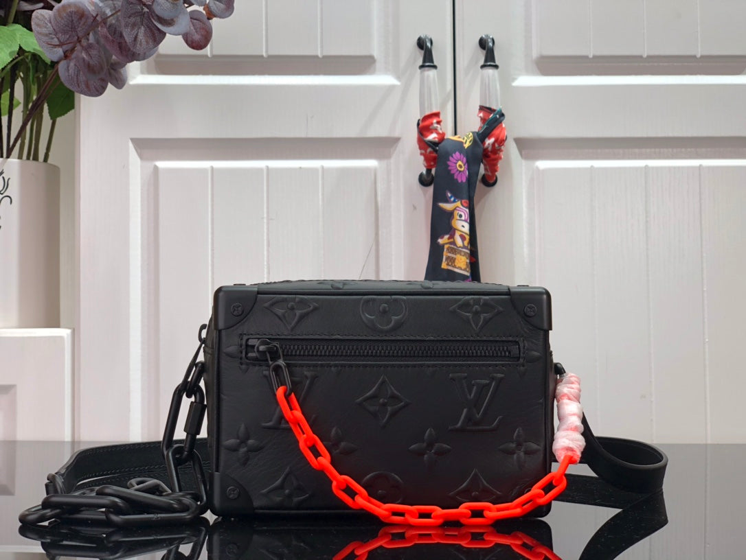 Bag Lv Mini Soft Trunk Monogram Black