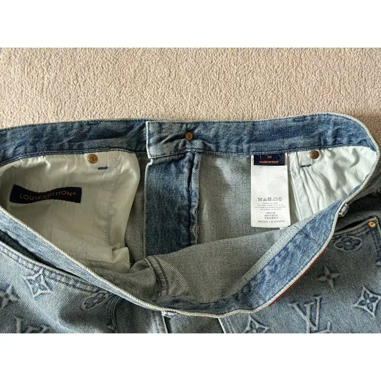 Shorts Louis Vuitton Jeans Blue
