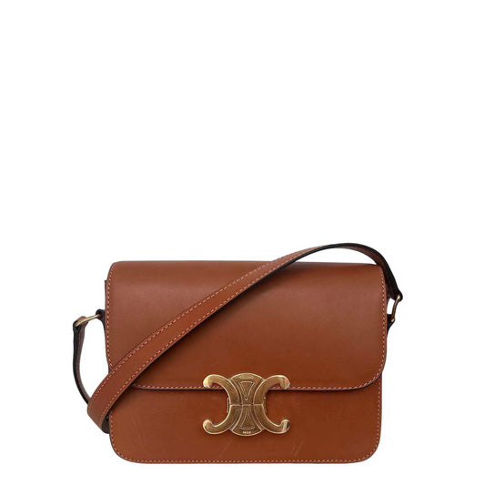 Bolsa Celine Triomphe Teen Camel